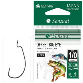 Mikado jigikoukku Sensual Offset Big Eye