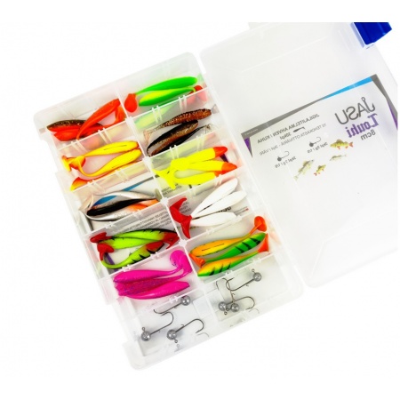 Jasu Louhi kalajigilajitelma 6cm 40kpl + jigipäät