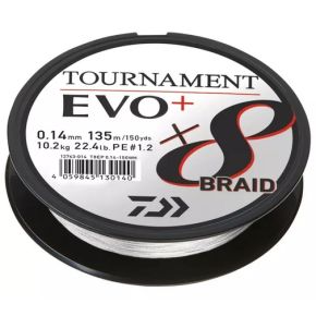 Daiwa Tournament X8 Braid Evo+ 135m  White