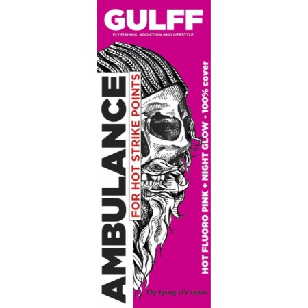 Gulff Ambulance UV-liima Hot pink+night glow