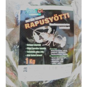 Rapusyötti 1kg / 24h