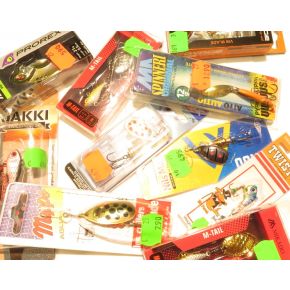 Ahvenen heittouistin lajitelma